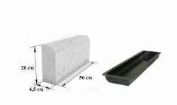 Бордюры при помощи пластиковых форм